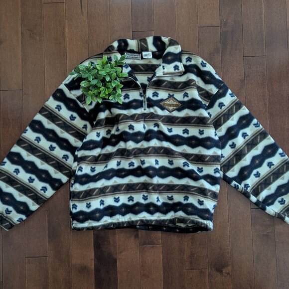 WHISTLER NEUTRAL PRINTED VINTAGE FLEECE SWEATSHIRT - Picture 1 of 3